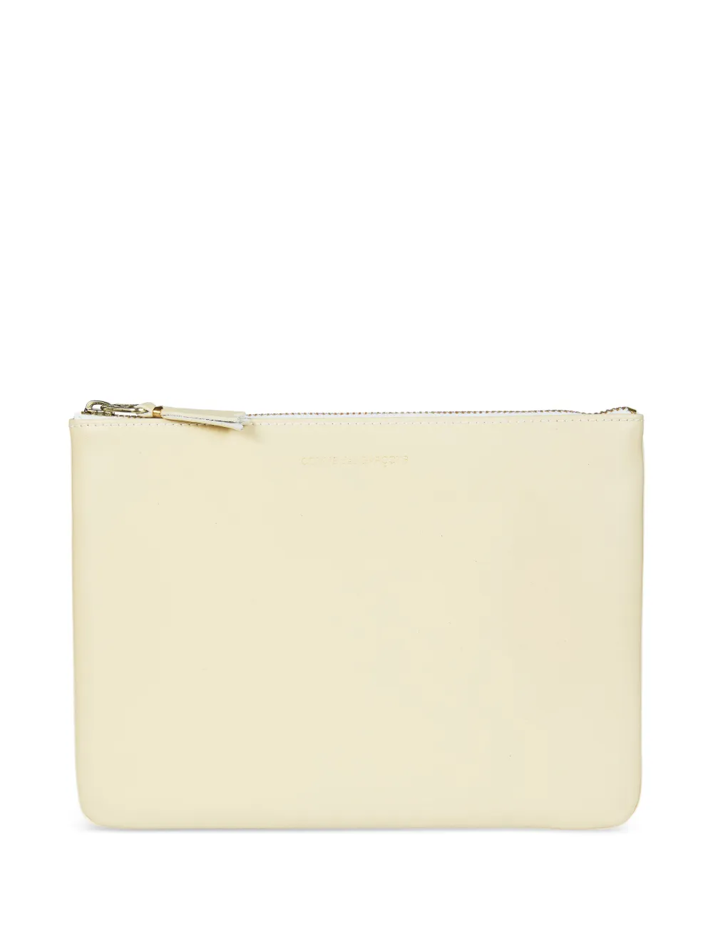 Comme Des Garçons Shirt leather zip wallet - Toni neutri