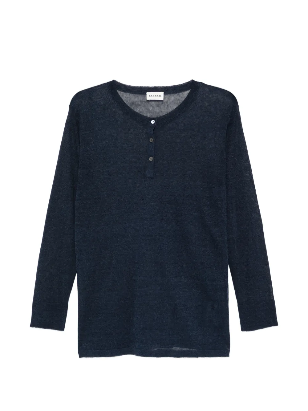 P.A.R.O.S.H. buttoned long-sleeved top - Blu