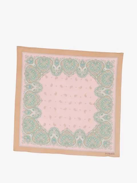 PINKO paisley patterned scarf