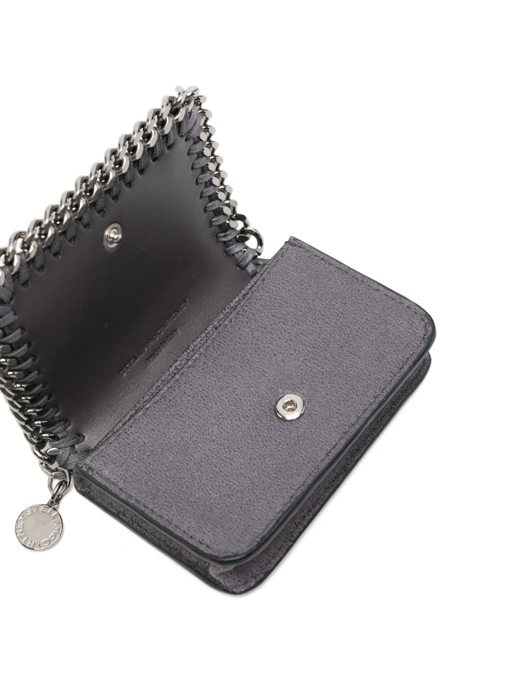 Falabella chain trim wallet