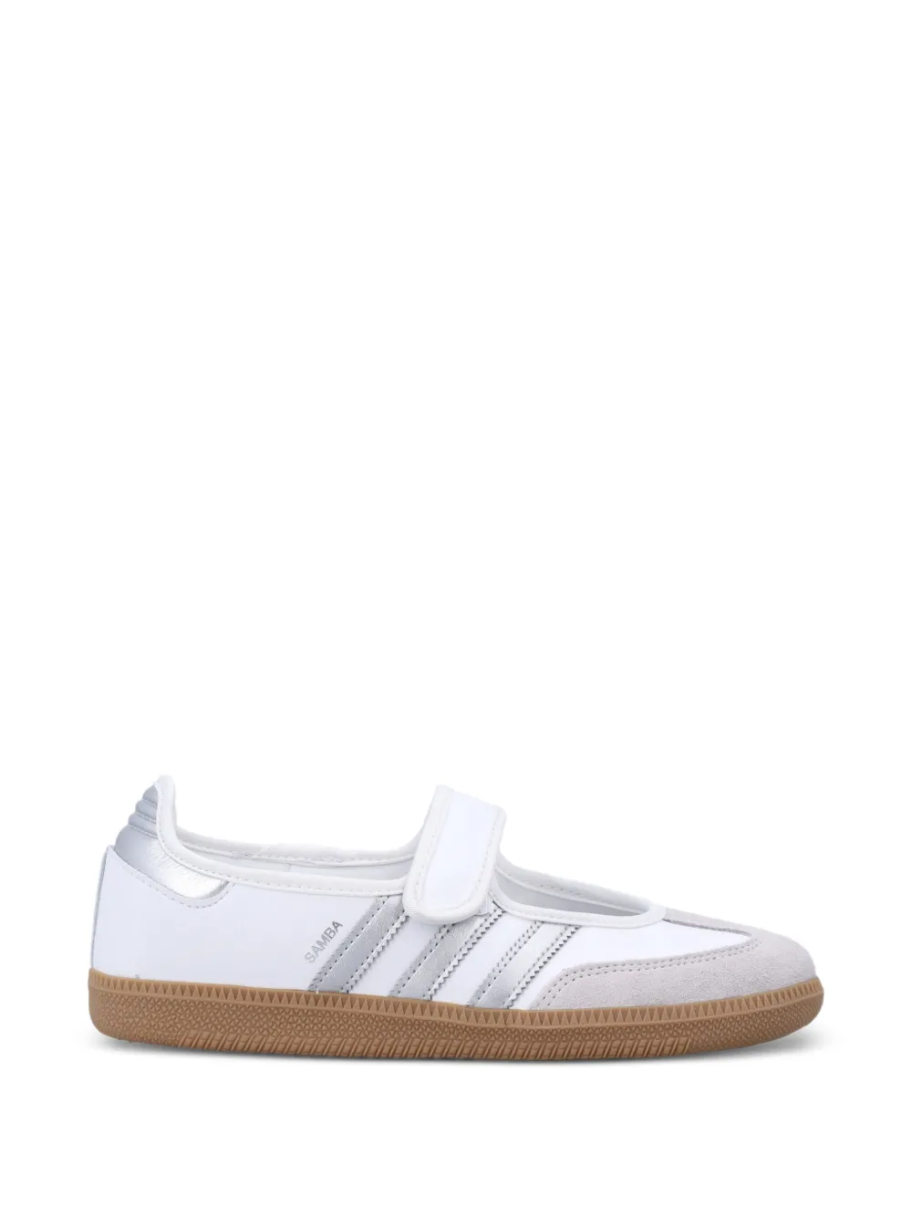 adidas Samba Jane three-stripes ballerina shoes - Bianco
