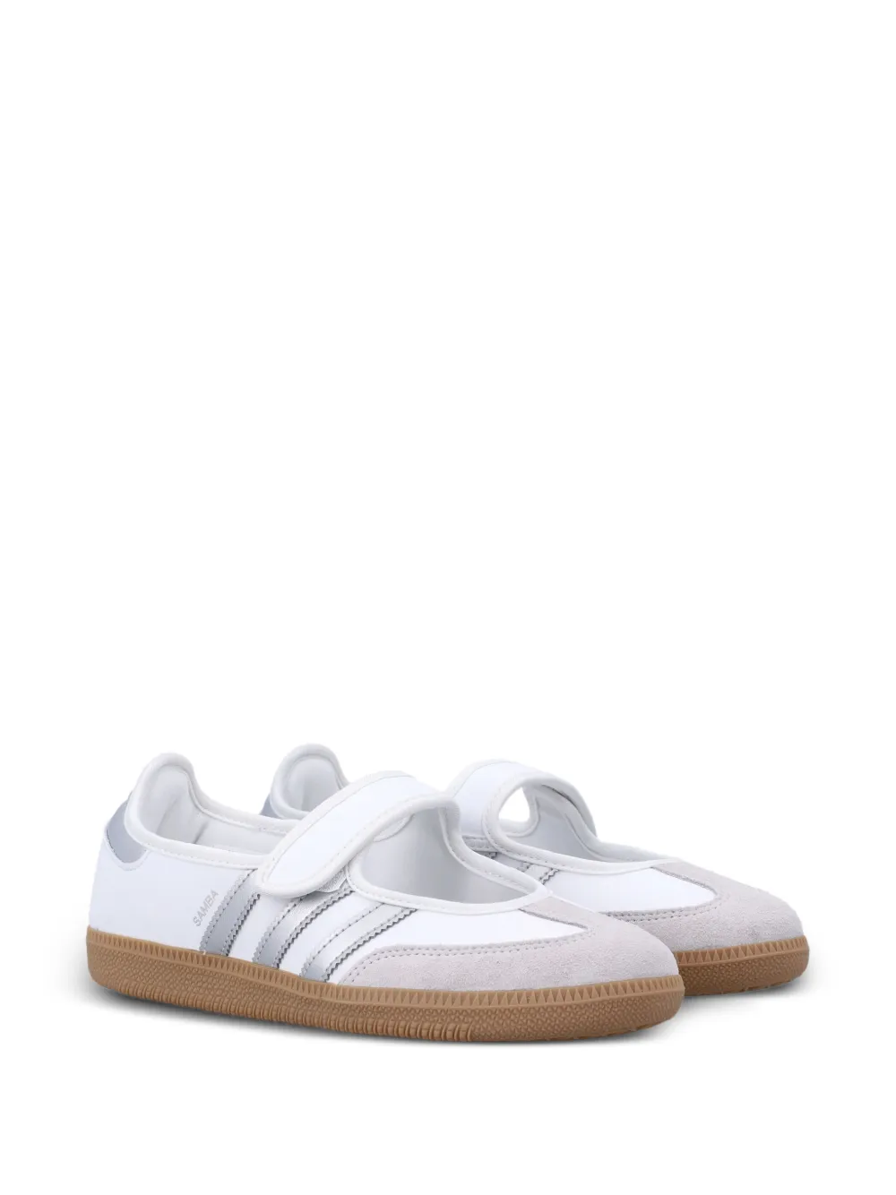 adidas Samba Jane ballerina's met drie strepen Wit