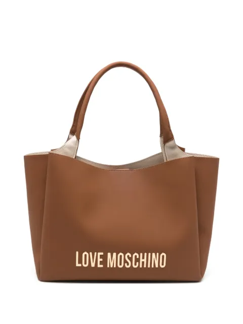 Love Moschino tote con letras del logo