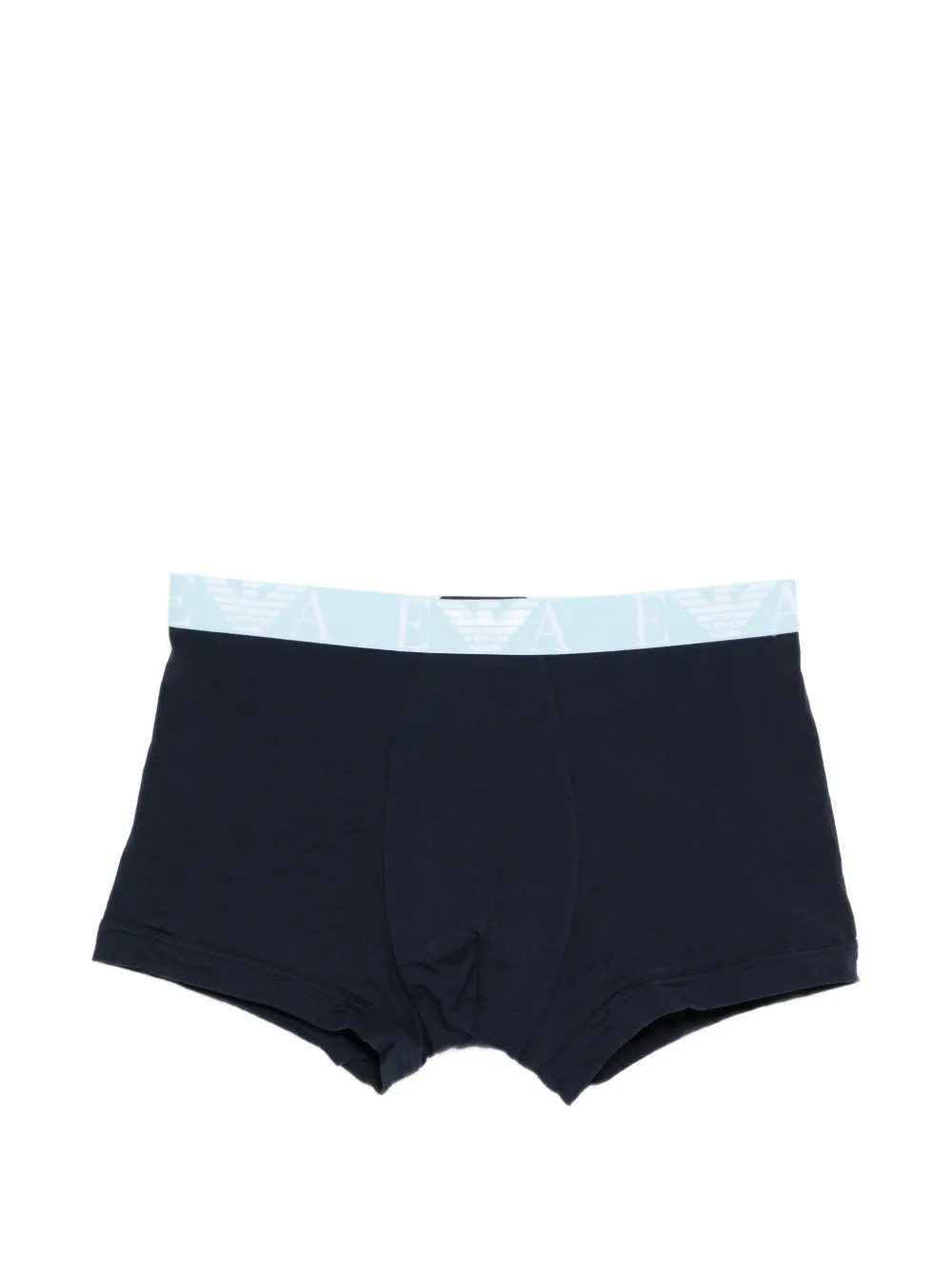 Emporio Armani Drie slips met monogram-logo Blauw