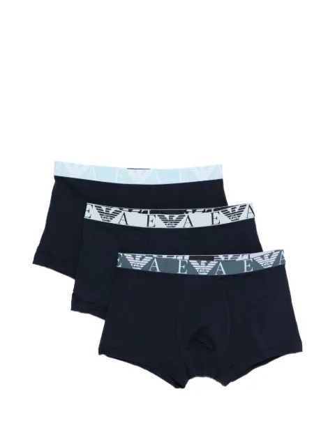 Emporio Armani monogram-logo briefs (set of three)