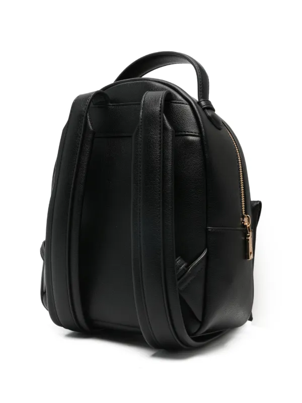もこ Love Moschino Mochila Com Detalhe De Coração | Preto | FARFETCH BR