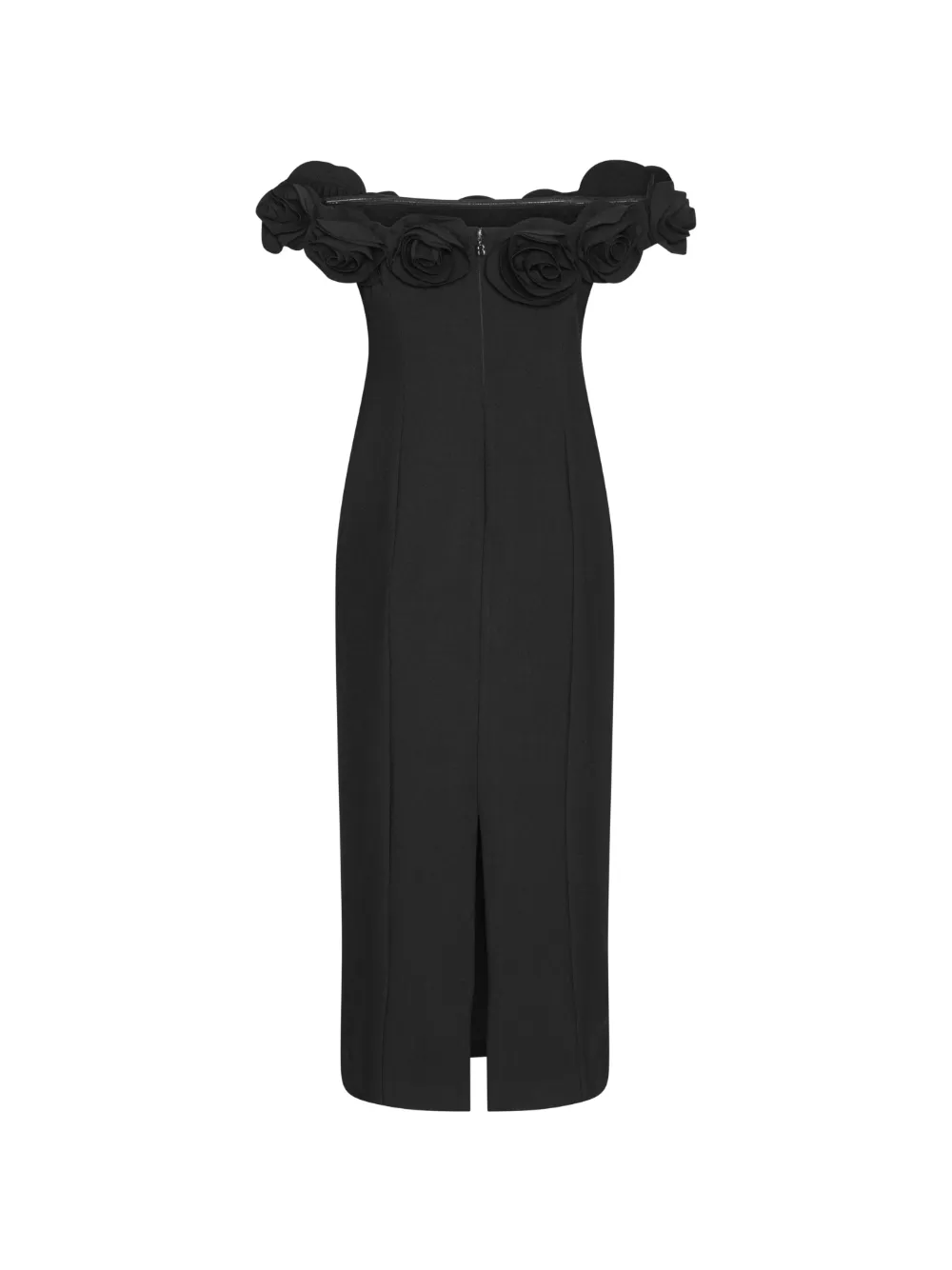 Flower Crepe Maxi Dress
