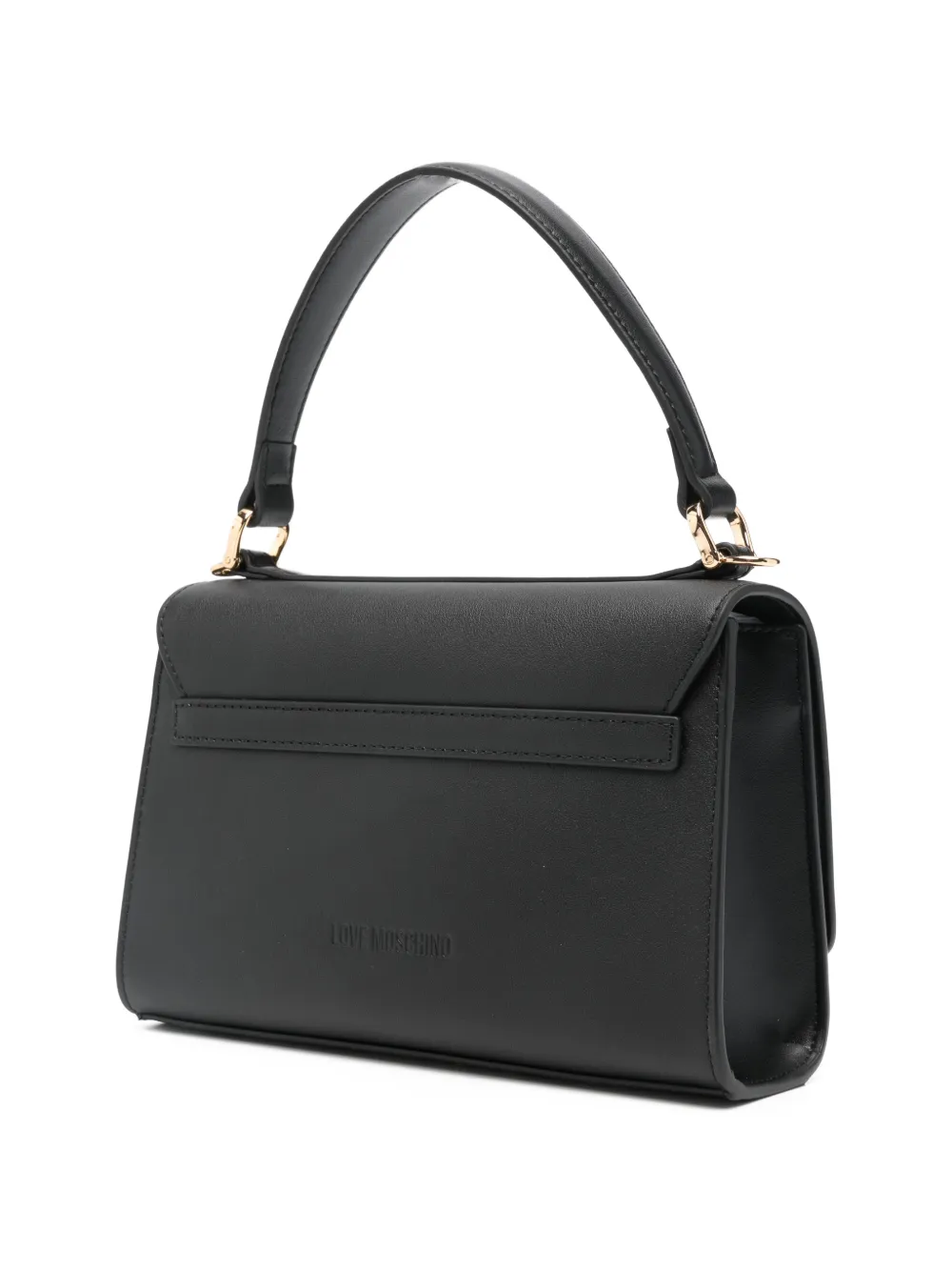 Love Moschino Shopper met hartpatch Zwart