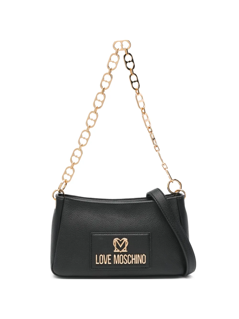 Love Moschino Borsa a spalla con logo - Nero