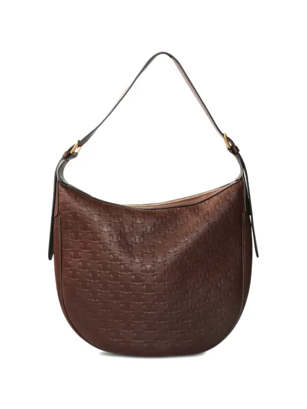 Celine Pre-Owned Heloise モノグラム ショルダーバッグ | ブラウン 