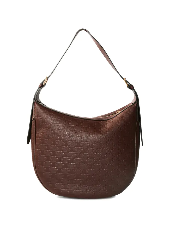 Celine Pre-Owned Heloise モノグラム ショルダーバッグ | ブラウン 