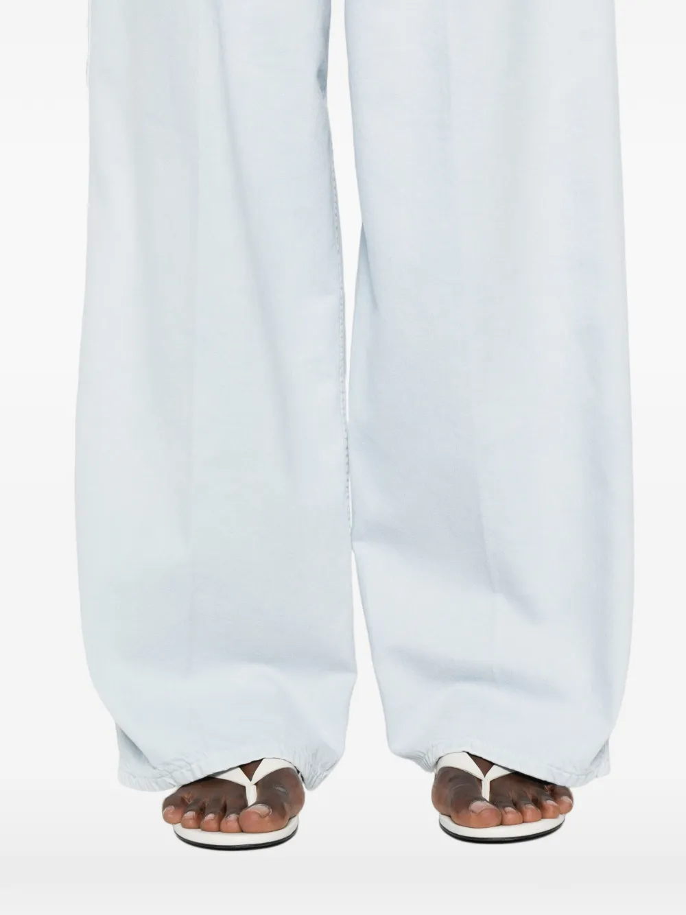 Haikure Candy Twill 45 jeans met plooien Blauw