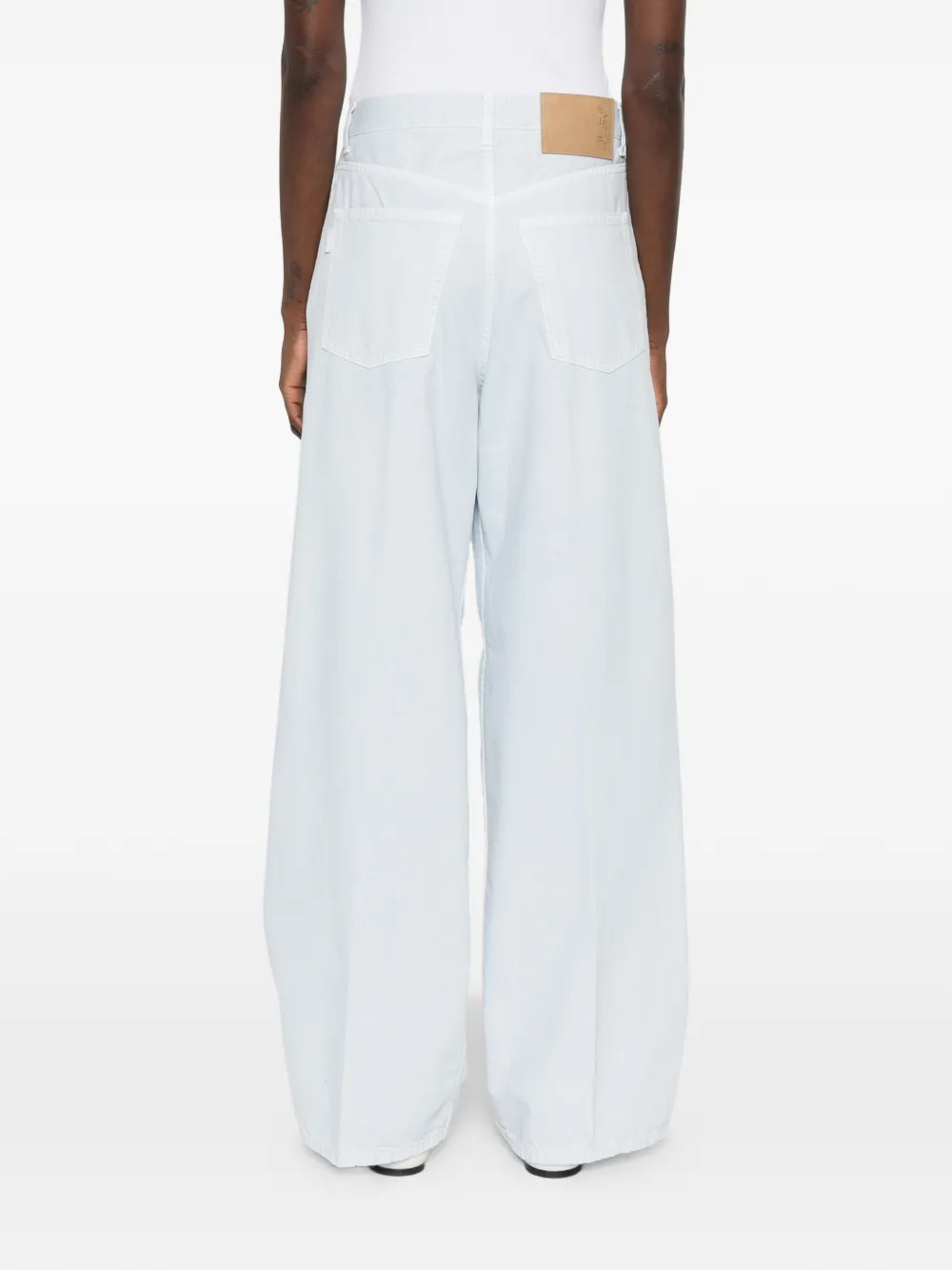 Haikure Candy Twill 45 jeans met plooien Blauw