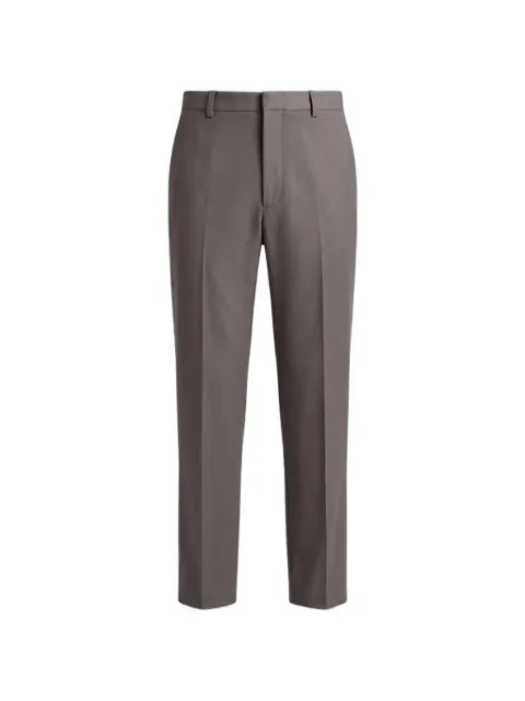 Jil Sander belt-loops pressed-crease trousers