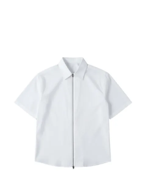Jil Sander zip-fastening short-sleeve shirt