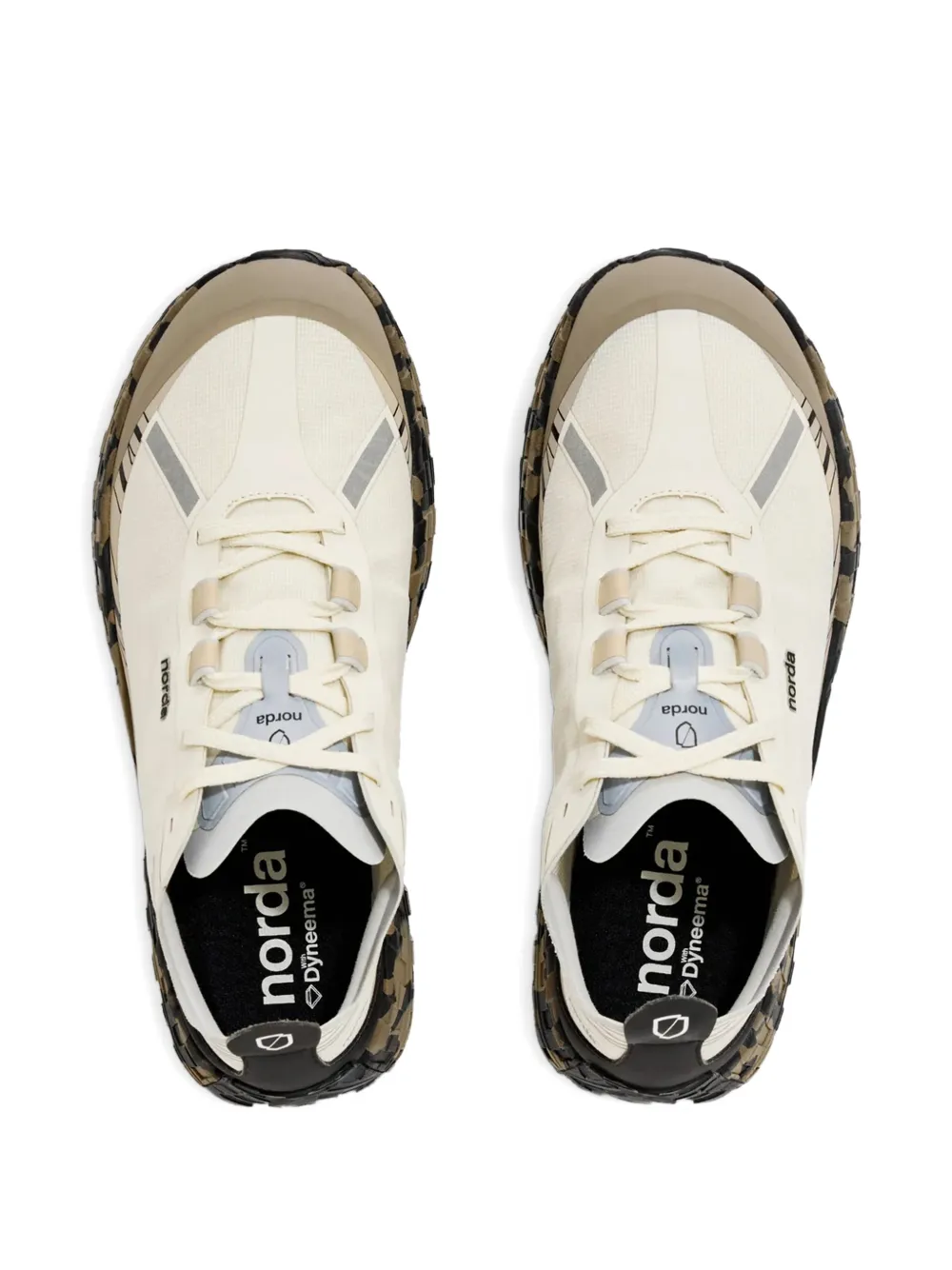 norda Sneakers met colourblocking Beige
