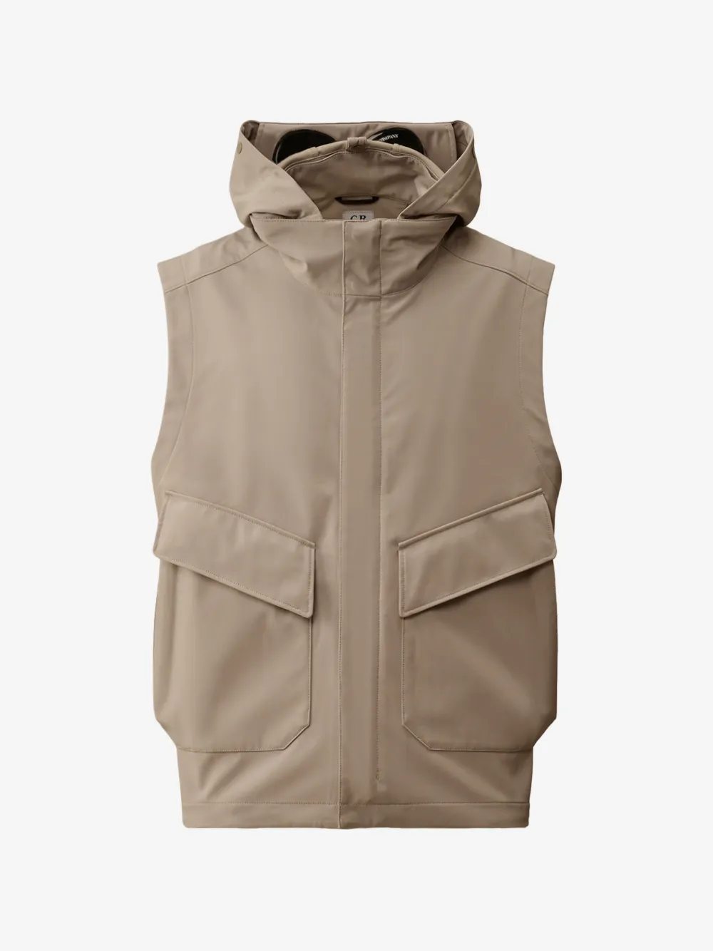 C.P. Company hooded pocket waistcoat | Neutrals | Image 1
