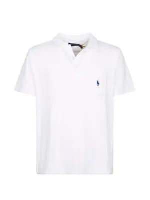 Ralph Lauren Purple Label logo-embroidered Polo t-shirt | White