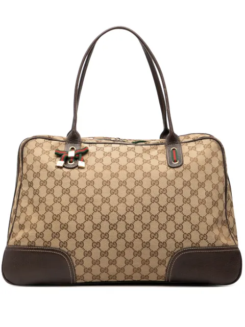 Gucci Pre-Owned 2000-2015 GG Canvas Princy Weekender travel bag