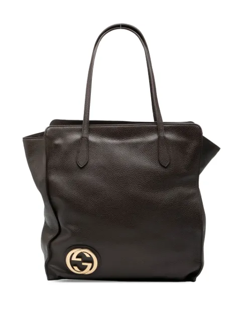 Gucci Pre-Owned 2000-2015 Dollar Calfskin Interlocking G tote bag