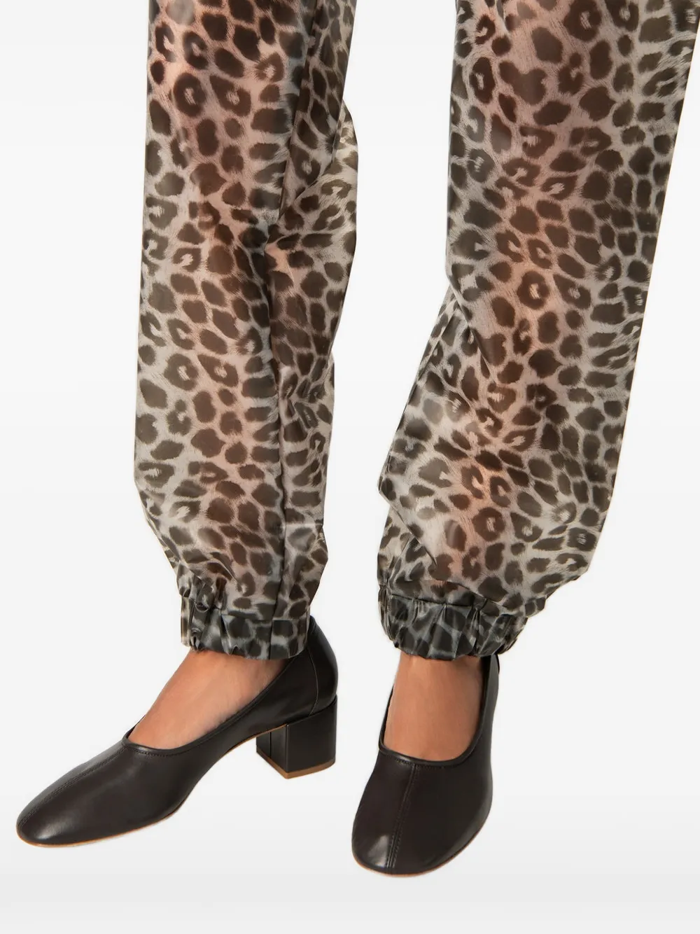 Prudence Leather Heeled Pumps