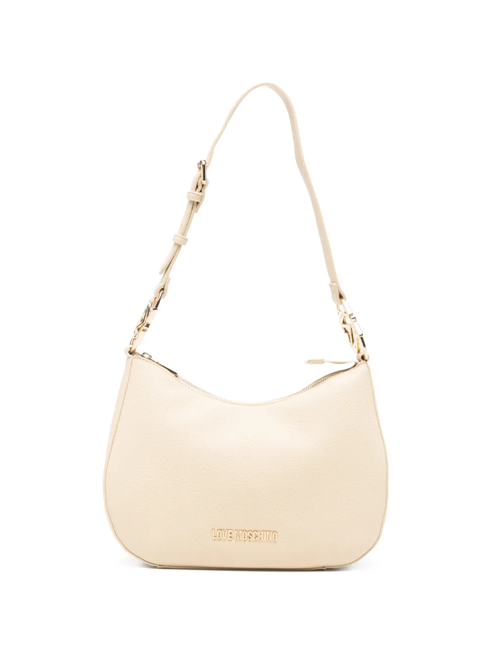 Love Moschino logo-detail shoulder bag - Toni neutri