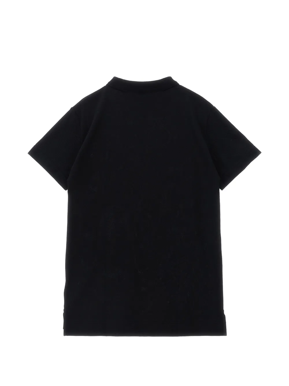 Burberry Kids Equestrian knight embroidery polo shirt - Zwart