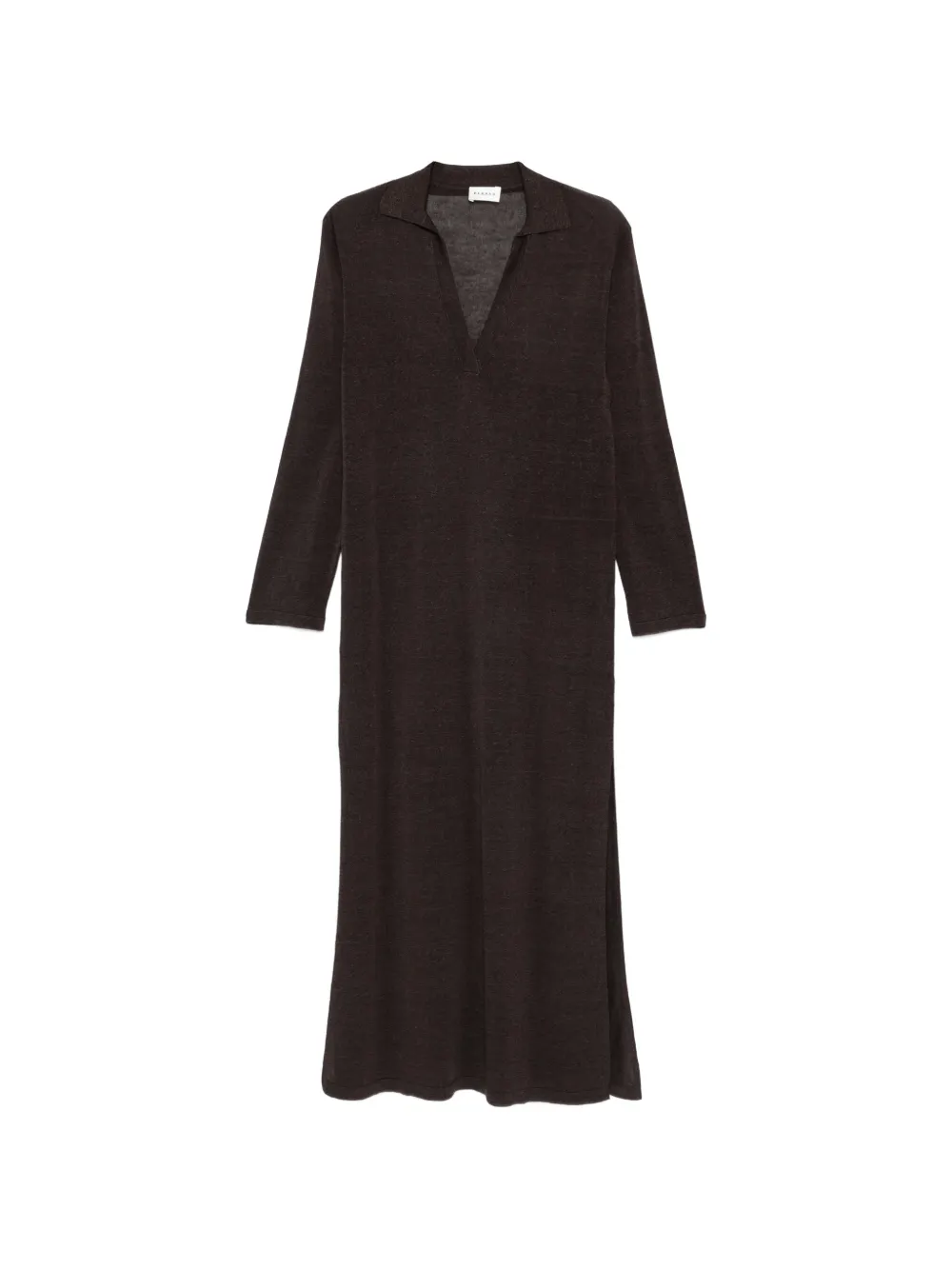 P.A.R.O.S.H. V-neck maxi dress - Marrone