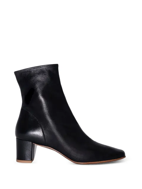 BY FAR Sofia square-toe block-heel boots