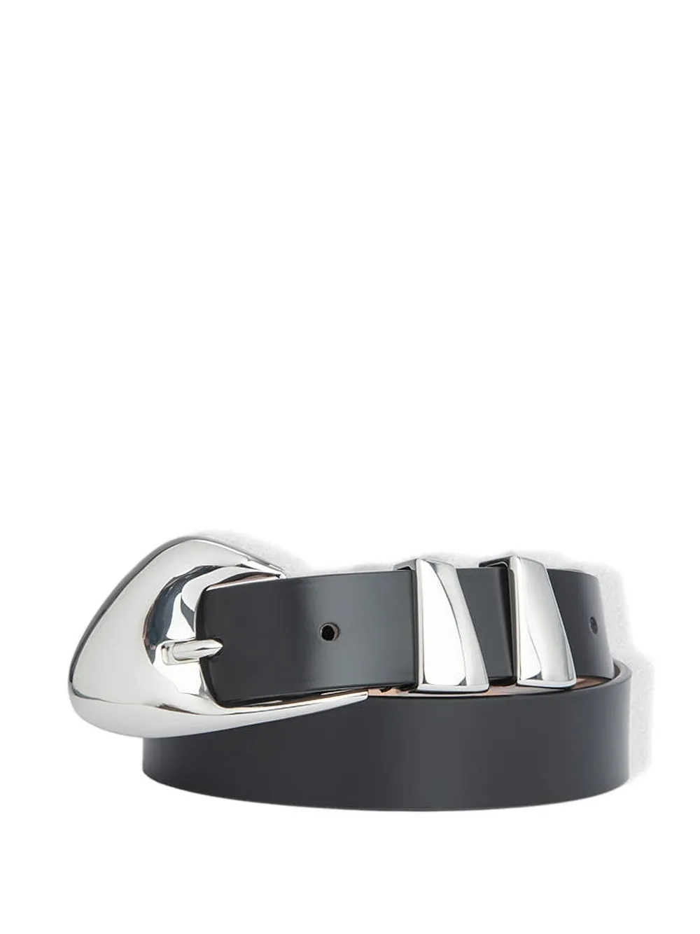 BY FAR Cintura Moore con fibbia - Nero