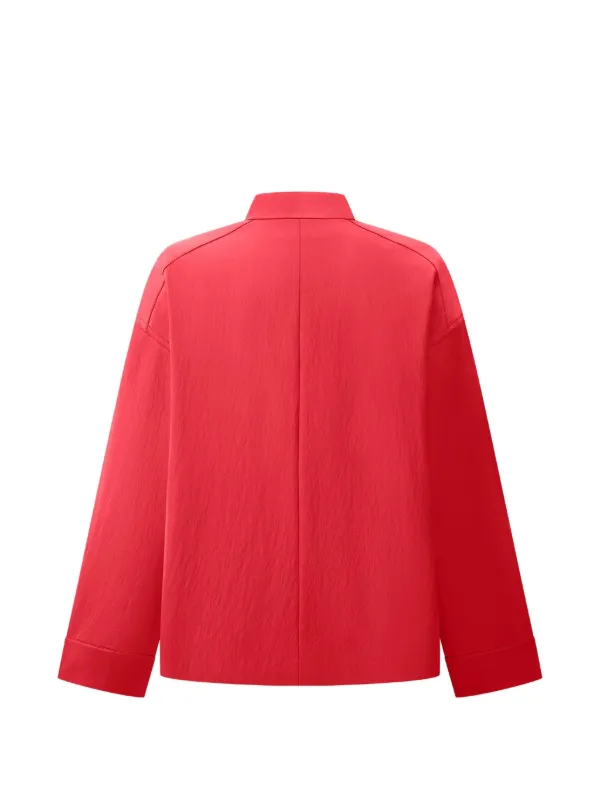 Shanghai Tang Satin Knot Jacket | Red | FARFETCH