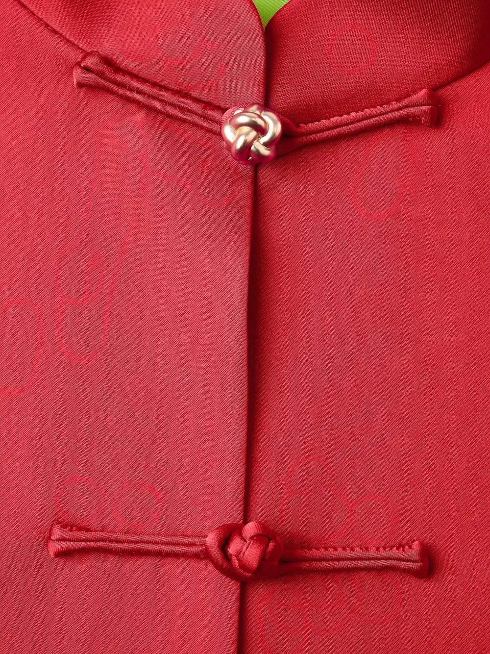  Shanghai Tang Satin Knot Jacket - Red 