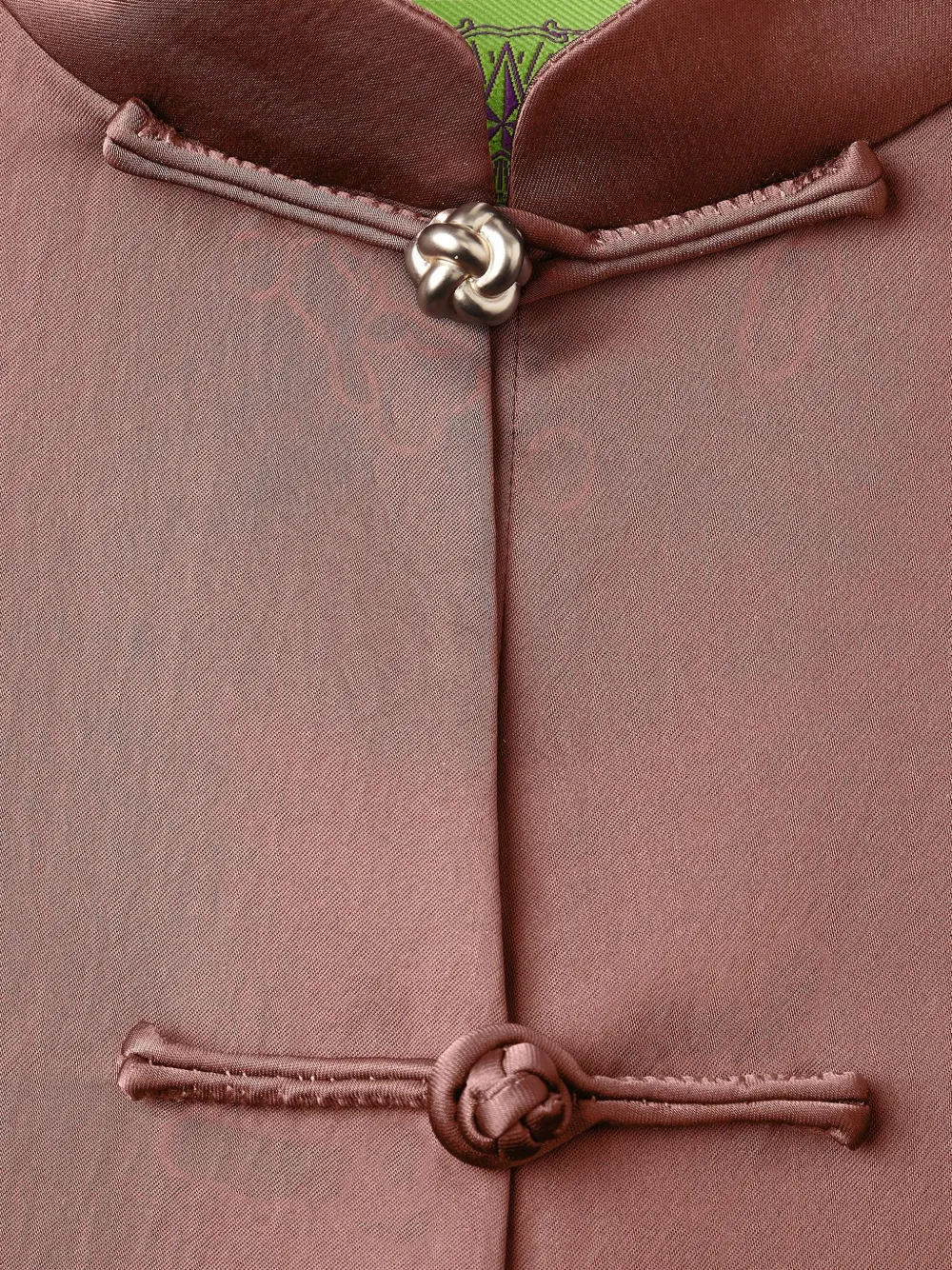  Shanghai Tang Knot Satin Tang Jacket - Pink 