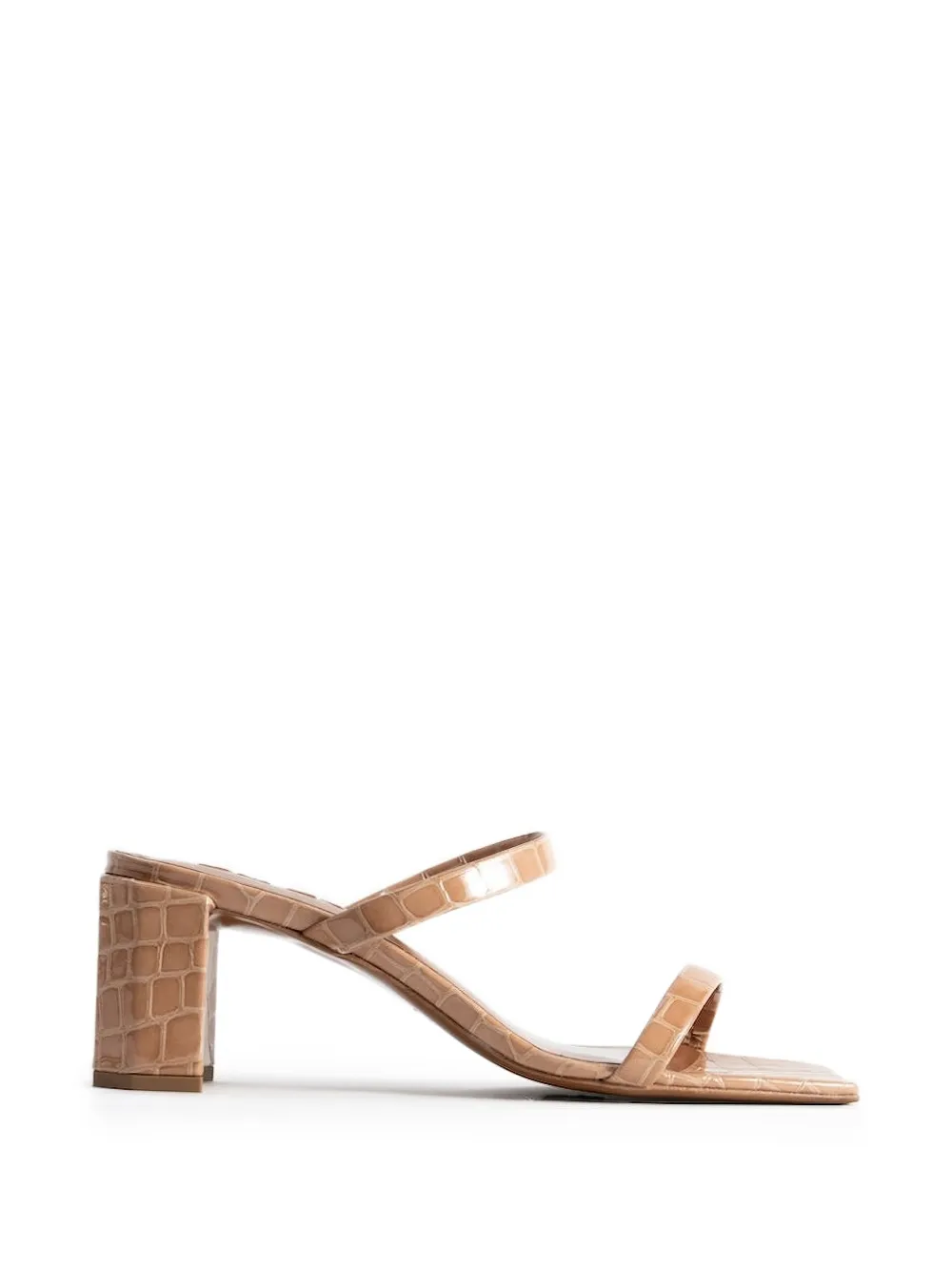 BY FAR Tanya muiltjes met vierkante neus Beige