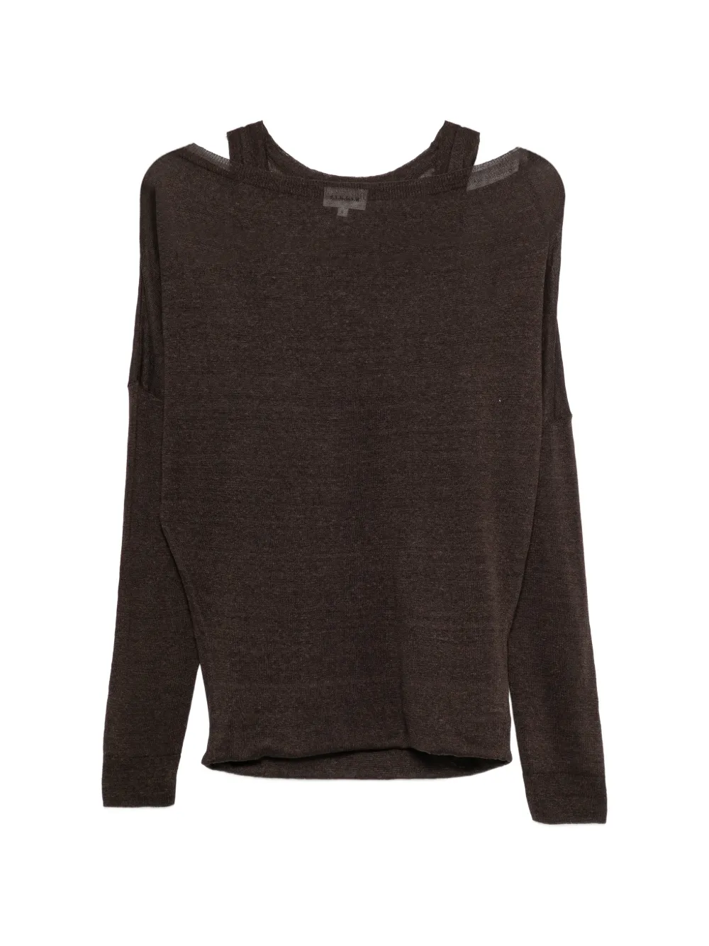 P.A.R.O.S.H. long-sleeve T-shirt - Marrone