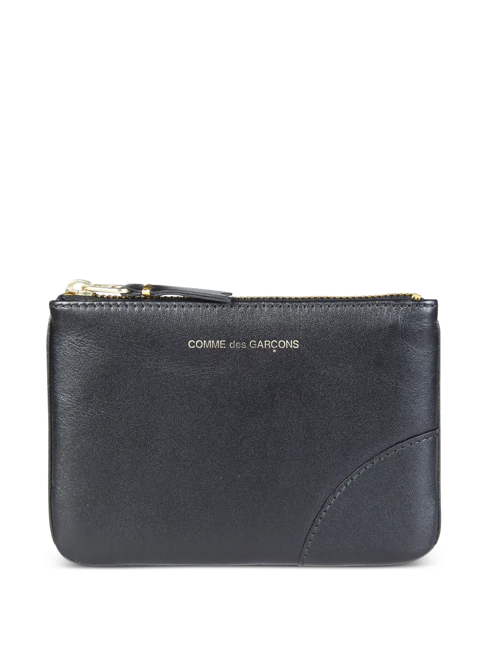 Comme Des Garçons Shirt Classic leather zip card holder - Nero