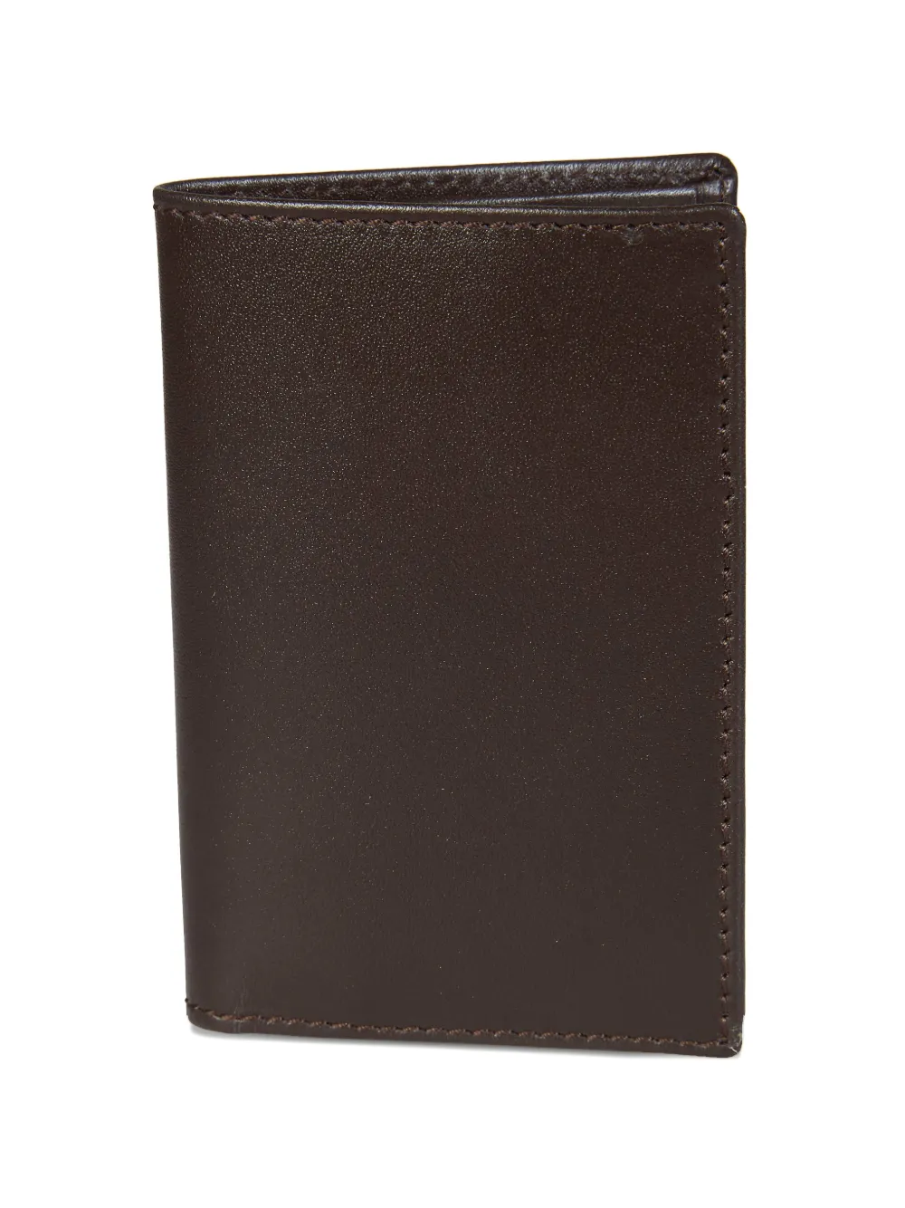 Comme Des Garçons Shirt logo-detail leather wallet - Marrone