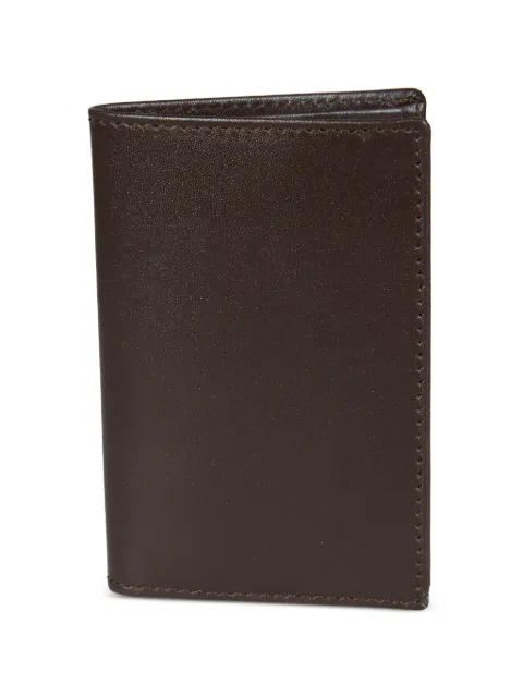 Comme Des Garçons Shirt cartera de piel con detalle del logo