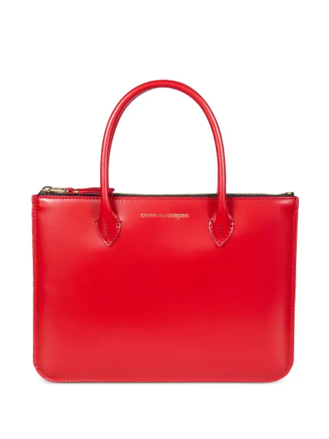 Comme Des Garçons Shirt logo-detail tote bag