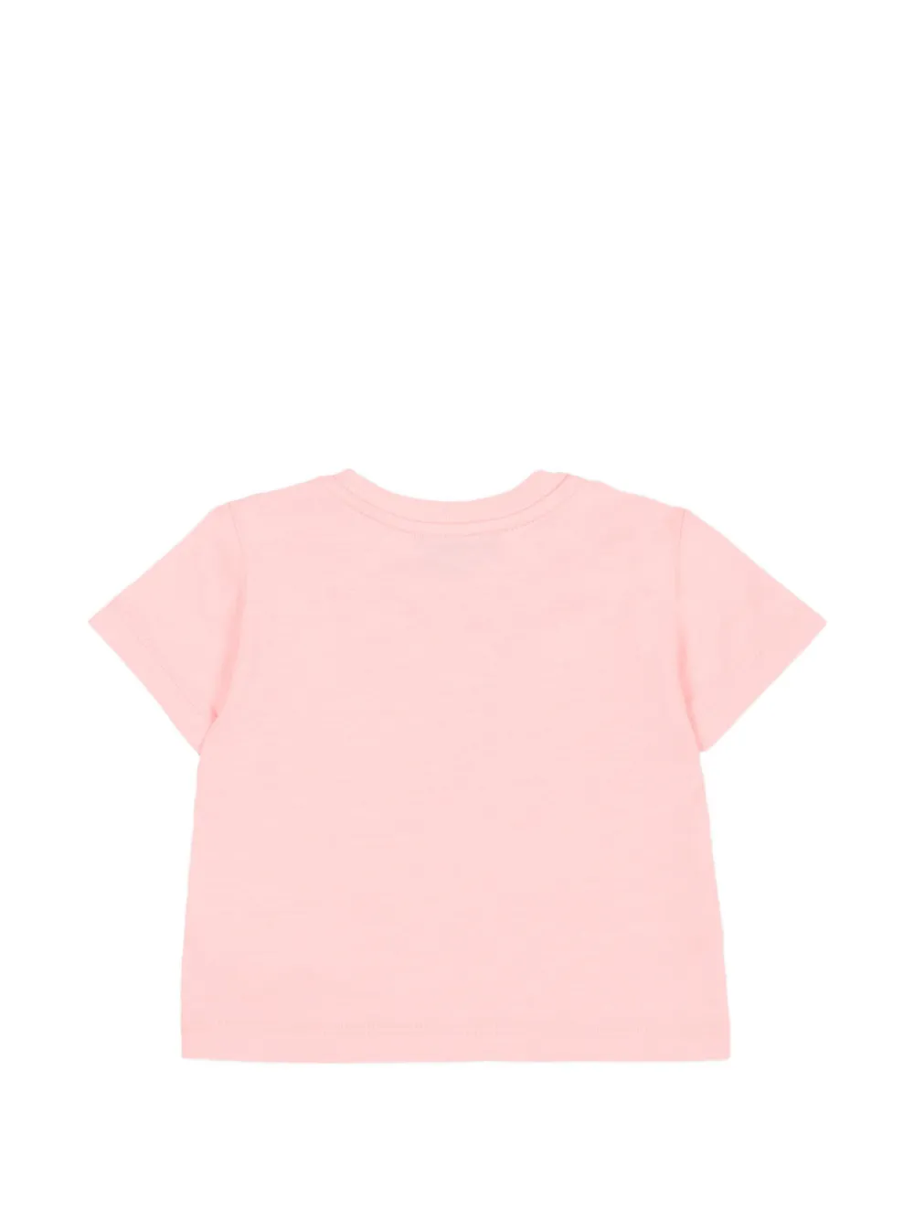 Moschino Kids T-shirt met logoprint Roze