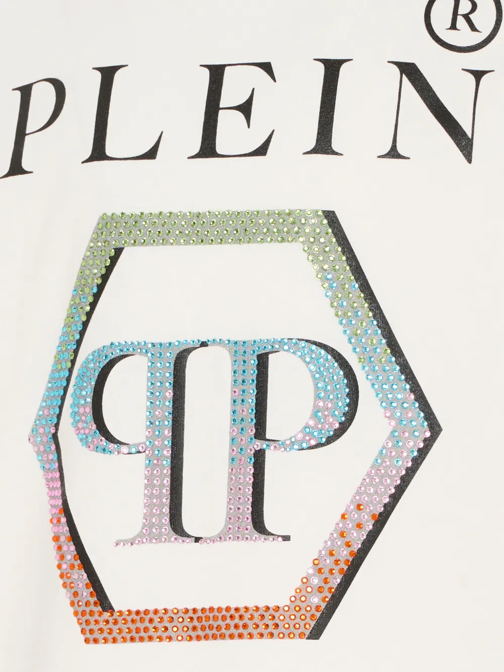  Philipp Plein Junior Logo-print T-shirt - Neutrals 