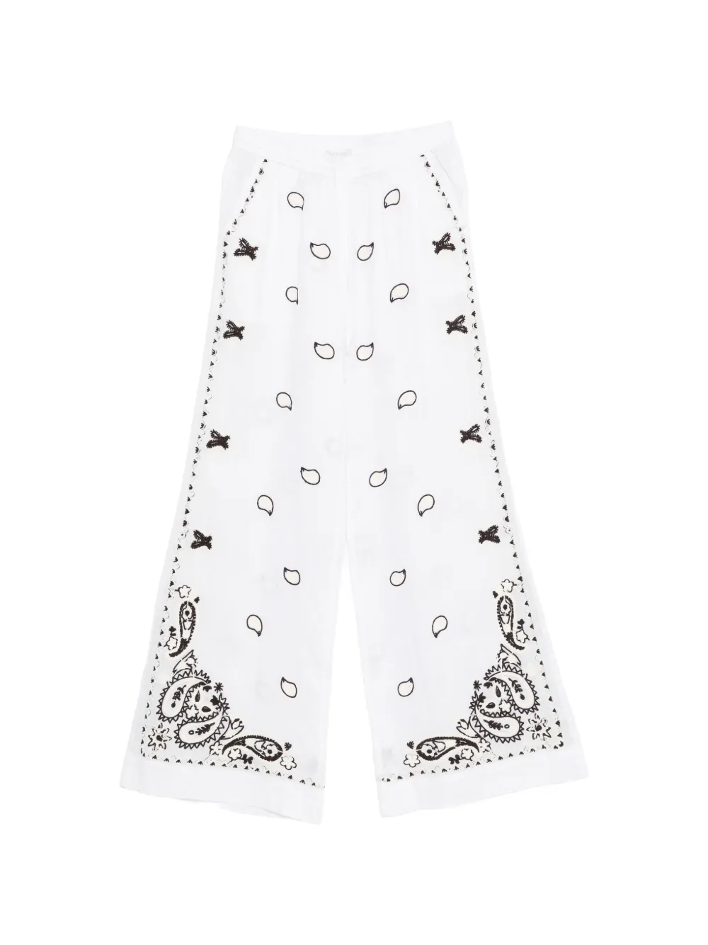 P.A.R.O.S.H. embroidered trousers - Bianco