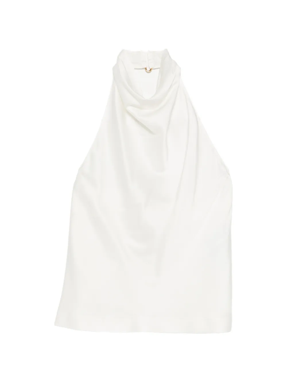 Stella McCartney halterneck cowl neck top - Bianco