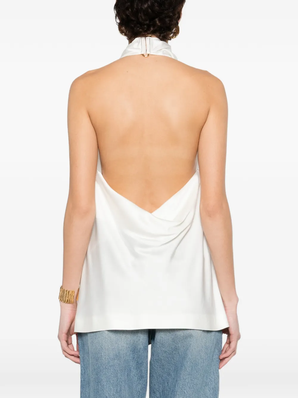 Stella McCartney Top met halternek Wit
