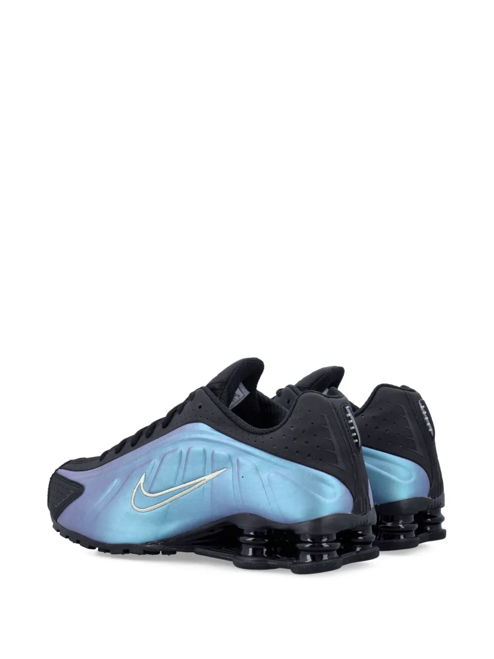 Nike Shox R4 sneakers met geperforeerd detail Blauw