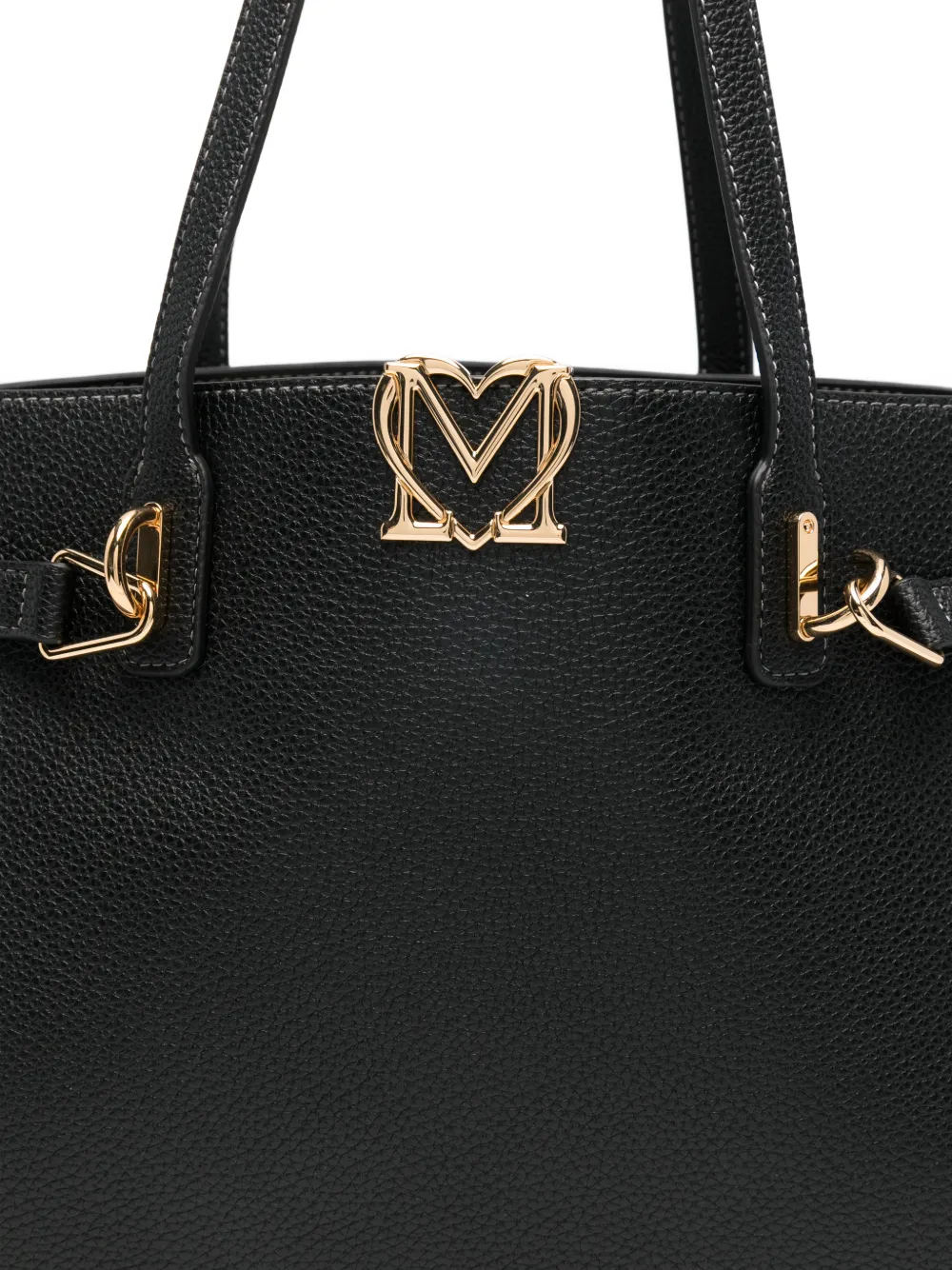 Love Moschino Shopper met logo Zwart