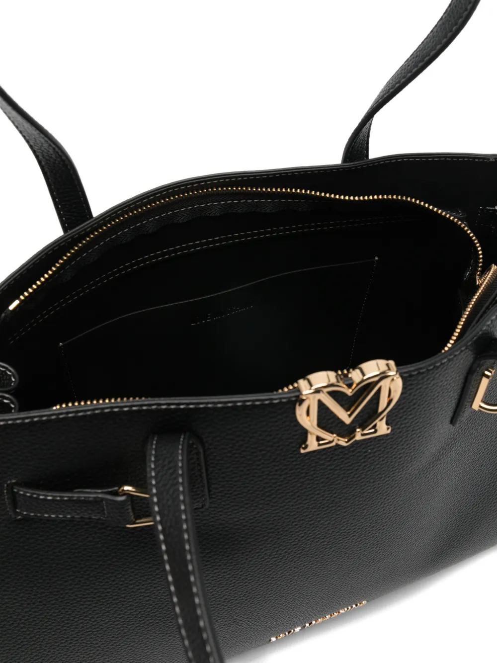 Love Moschino Shopper met logo Zwart