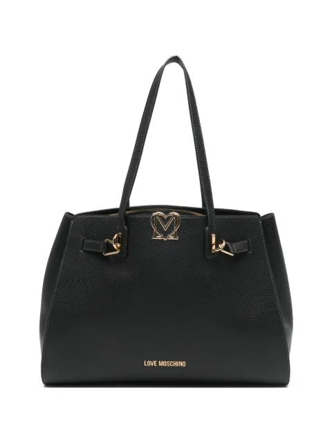 Love Moschino logo-detail tote bag