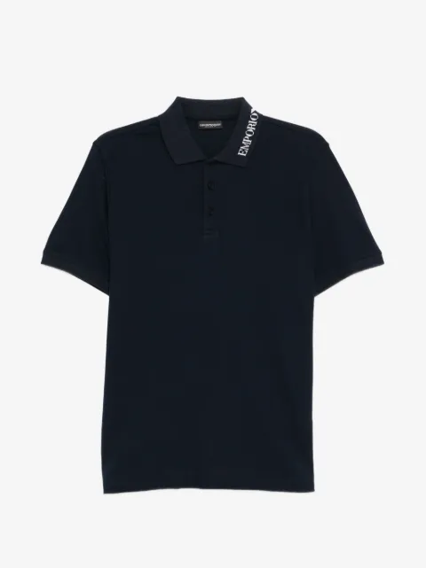 Emporio Armani Poloshirt mit Logo-Kragen