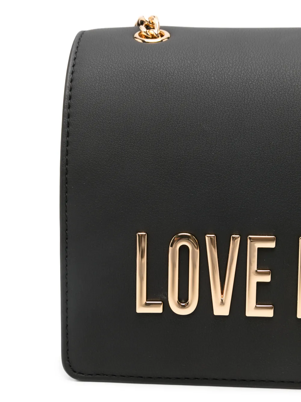 Love Moschino Schoudertas met logo Zwart